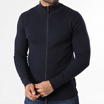 Classic Series - Gilet Zippe Tessutato 682 Blu Marino