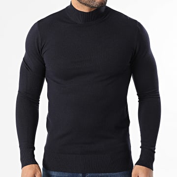 Classic Series - Pullover Stehkragen 665 Marineblau