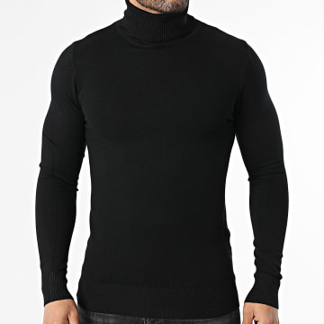 Classic Series - Pull Col Roulé 663 Nero