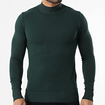 Classic Series - Maglia Col Doppio 665 Verde Scuro