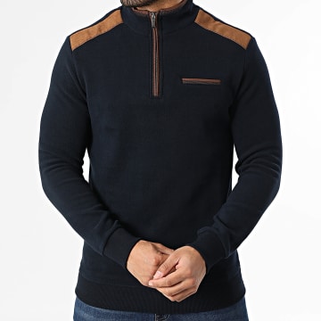 Classic Series - Pullover Mit Reißverschluss K33 Marineblau