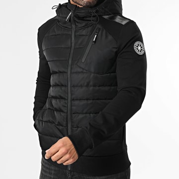 DoubleHood - Chaqueta Con Cremallera Con Capucha Bradley Negra