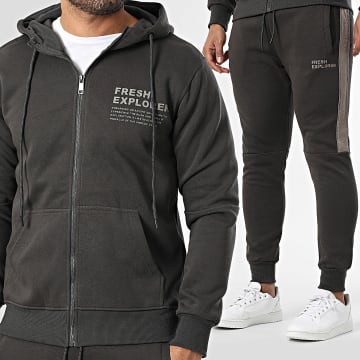 MTX - Ensemble De Survetement 672 Gris Anthracite