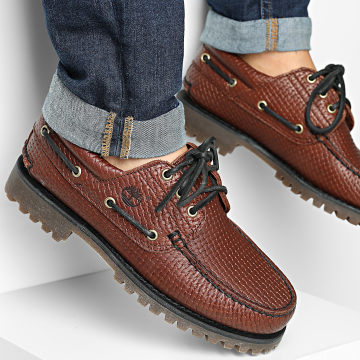Timberland - Zapatos Autenticos Barco A2PDQ Medium Brown Full Grain