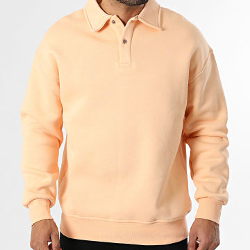 Classic Series - Sweat Col Boutonné 710 Saumon