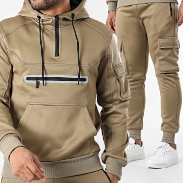 MTX - Ensemble Sweat Capuche Et Pantalon Cargo 081 Camel