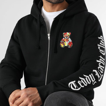 Teddy Yacht Club - Sweat Zippé Capuche Essentials Art Series Noir