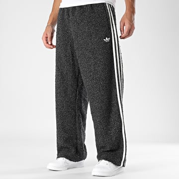 Adidas Originals - Pantalon Jogging Sherpa A Bandes Boucle KR5166 Noir Chiné