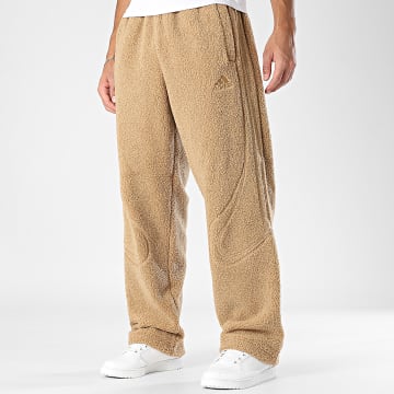 Adidas Sportswear - Pantalon Jogging Sherpa A Bandes Borg KR7611 Camel