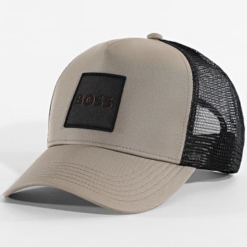BOSS - Casquette Trucker Elliot 50535622 Beige Noir