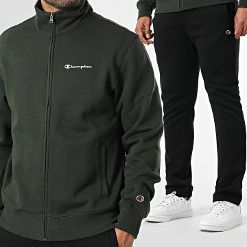 Champion - Ensemble De Survetement 221786 Noir Vert Kaki
