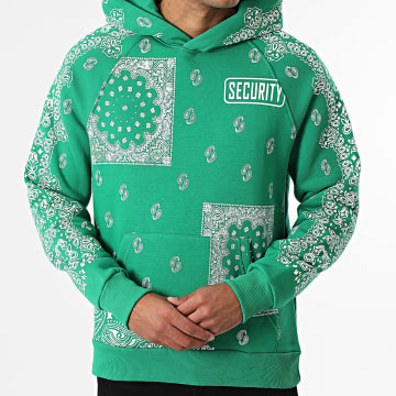 Classic Series - Hoodie 051 Grün Bandana