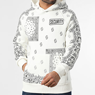 Classic Series - Felpa con Cappuccio 051 Bianco Bandana