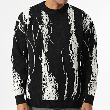 Classic Series - Pullover 658 Schwarz Beige Hell
