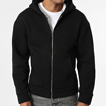 Frilivin - Camisola com Capuz Zippée 817 Preto