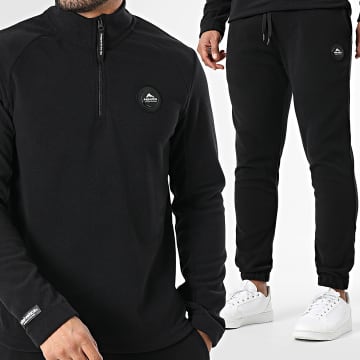 Helvetica - Set aus Trainingsanzug Polar Schwarz