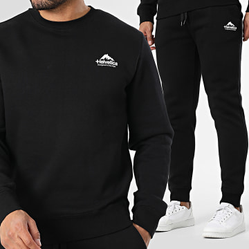Helvetica - Trainingsanzug Allen Schwarz
