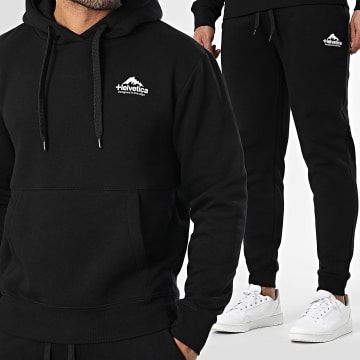 Helvetica - Trainingsanzug Blake Schwarz