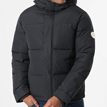 Jack And Jones - Casaco de penas com capuz Rinwood Azul Marinho