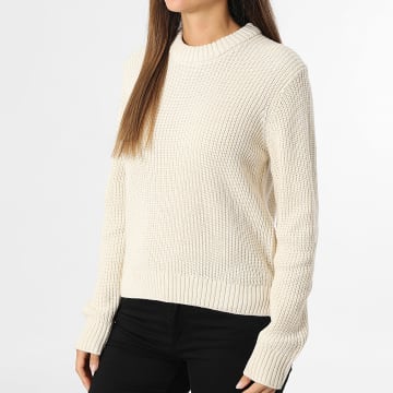 Jack And Jones - Pull Femme JJXX Global Beige