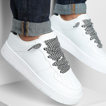 LBO - LBO-Zapatillas 0006 Blanco X Superlaced Gros Cordones Blanco Negro