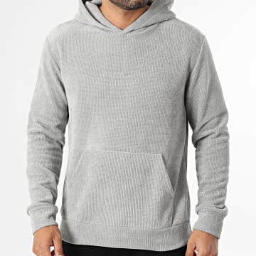 MTX - Sweat Capuche Texturé 017 Gris