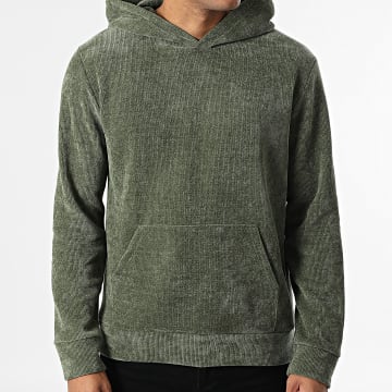 MTX - Sweat Capuche Texturé 173 Vert Kaki