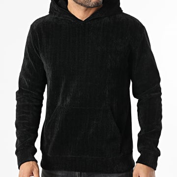MTX - Sweat Capuche Texturé 173 Noir