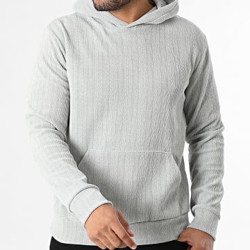 MTX - Sweat Capuche Texturé 173 Gris