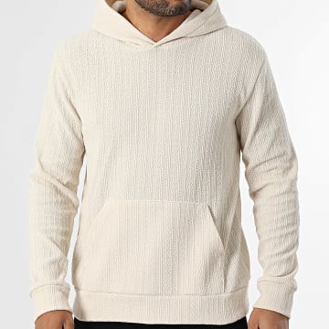 MTX - Sweat Capuche Texturé 173 Beige Clair