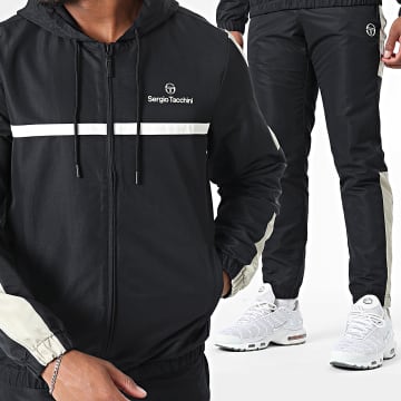 Sergio Tacchini - Conjunto Chándal Prannie Abita 40846 40814 Negro Beige