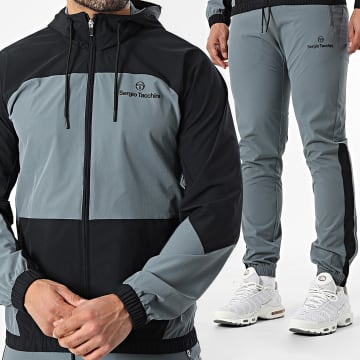 Sergio Tacchini - Conjunto de Chándal Ponte 41255 41254 Gris Oscuro Negro