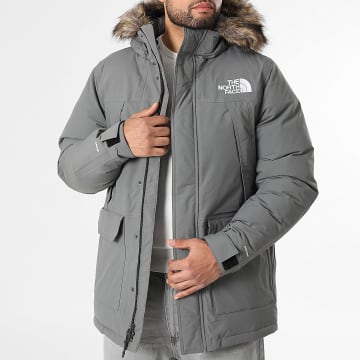 The North Face - Parka Capucha Piel Mc Murdo A5GJF Gris
