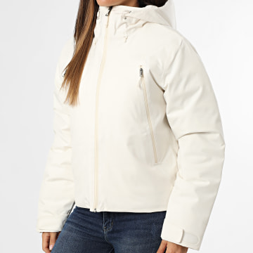 The North Face - Chaqueta Capucha Con Zip Mujer Range A8DQT Beige Claro