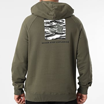 The North Face - Felpa con cappuccio Regular Fit NSE Box Edge Of Light Infill A8E3K Verde Kaki