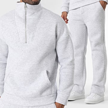 Uniplay - Conjunto de chándal 192 Gris Jaspeado