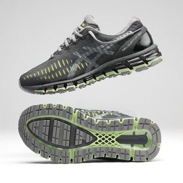 Asics - Sneaker Gel Quantum 360 I 1203A730 Grigio Grafite Verde Mela