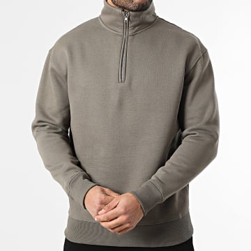 Classic Series - Hooded Zippered Sweatshirt 016 Khaki Green