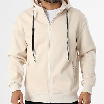 Classic Series - Zip-up Hooded Sweatshirt 617 Light Beige
