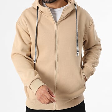 Classic Series - Sweat Capuche Zippé 617 Beige
