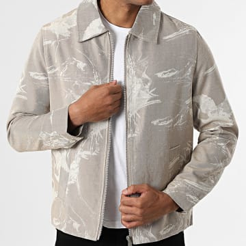 Frilivin - Chaqueta con Cremallera L62 Beige