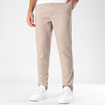 Frilivin - Pantalón de vestir slim 573 Beige
