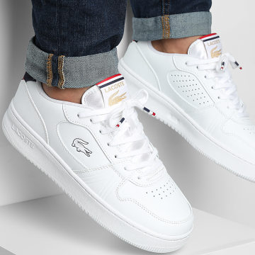 Lacoste - Sneaker L001 Set 225 Bianco Navy Rosso Esclusiva Ryses