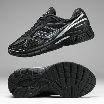 Saucony - Sneakers Progrid Guide 7 Schwarz Silber