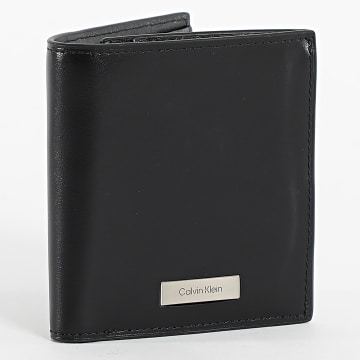 Calvin Klein - Cartera Plaque Slim Trifold 1137 Negro