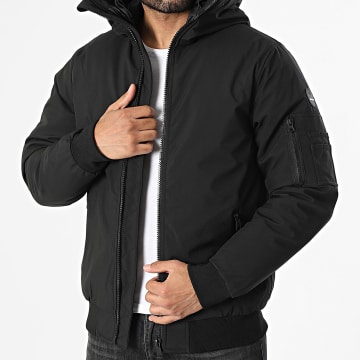 Classic Series - Chaqueta con capucha zippée Marlon Negro