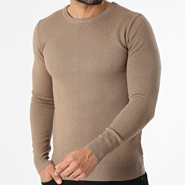 Classic Series - Sweat Crewneck Texturé 678 Camel