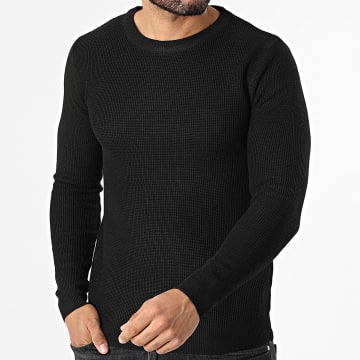 Classic Series - Sweat Crewneck Texturé 906 Noir