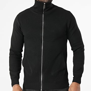 Classic Series - Gilet Col Montante Zippato 903 Nero