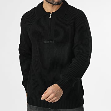 Riches Paris - Zipper Col Trui 943 Zwart